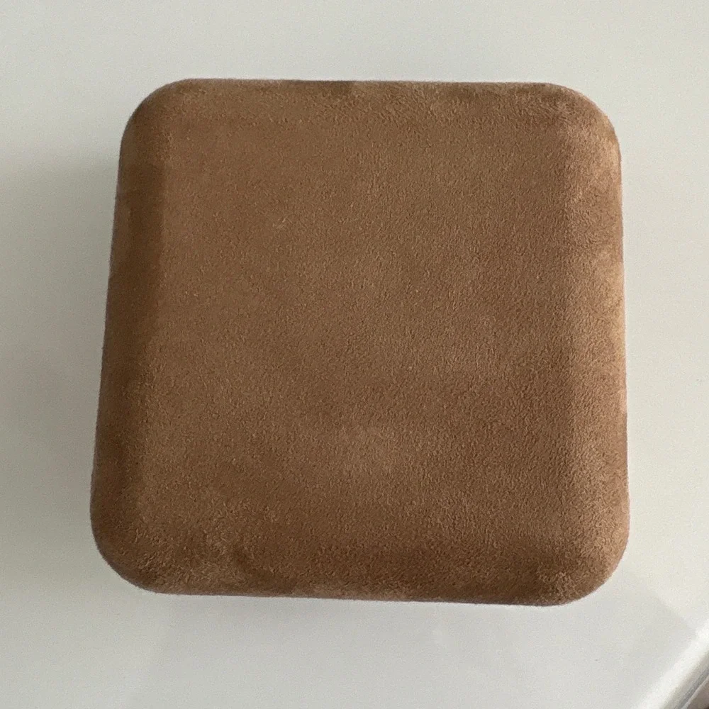 David Yurman Empty Jewelry Box Brown Velvet Suede Gift Presentation Case